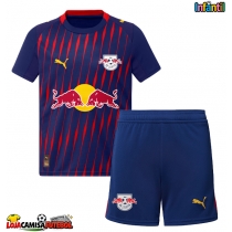 Camisa de Futebol RB Leipzig Antonio Nusa #7 Equipamento Secundário Infantil 2025-26 Manga Curta (+ Calças curtas)